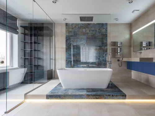 Création et optimisation de l'espace pour salle de bain moderne Houilles (78)